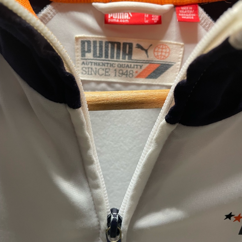 Puma White and Blue Track Jacket - Picture 3 of 3